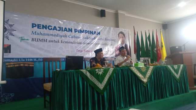 Pengajian Pimpinan Muhammadiyah Cabang Sukajadi: Prof Hilman Latif Dorong Penguatan BUMM untuk Kemandirian Ekonomi Persyarikatan
